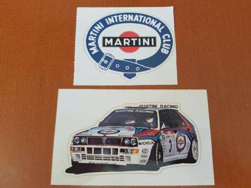 LANCIA INTEGRALE AND MARTINI DECALS  * FREE SHIPPING IN SA *