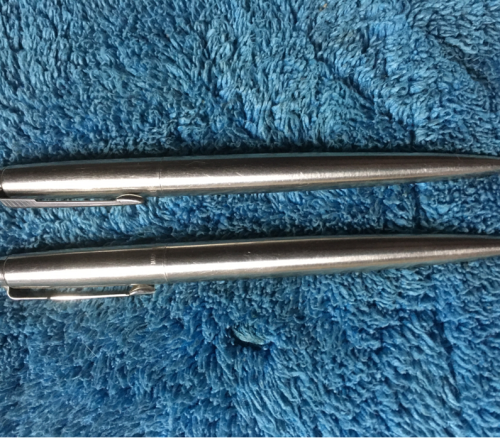 Stainless steel Parker pen set