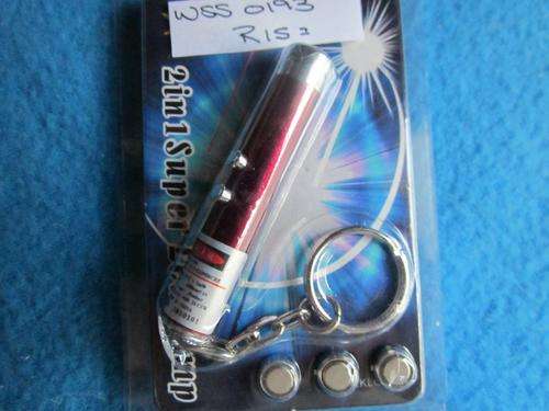 Laser pointer (on key ring chain)