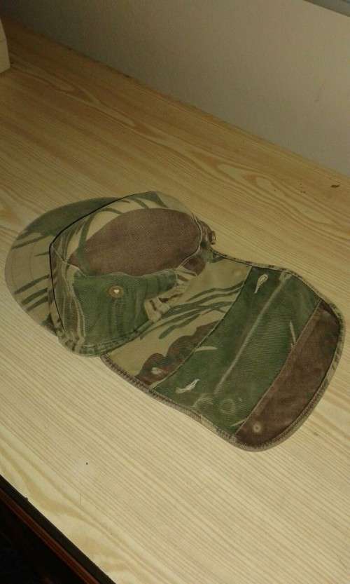 Rhodesian camo bush flap cap