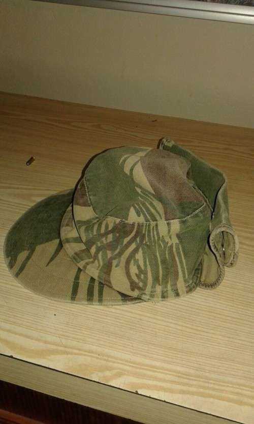 Rhodesian camo bush flap cap