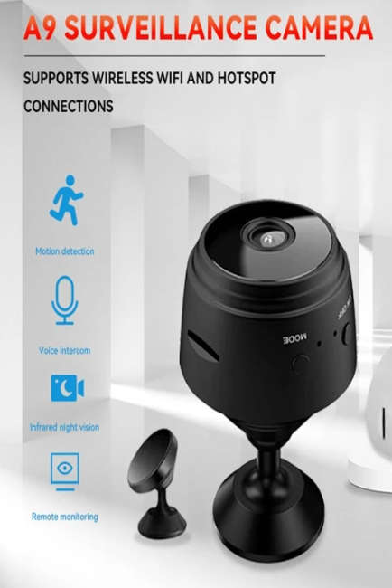A9 WiFi Mini Camera HD 1080P Video recorder Voice Recorder Security Surveillance Camera Smart Home