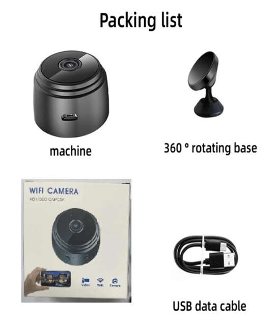 A9 WiFi Mini Camera HD 1080P Video recorder Voice Recorder Security Surveillance Camera Smart Home