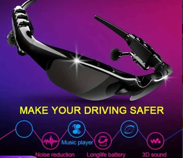 Glasses With Wireless Headphones
