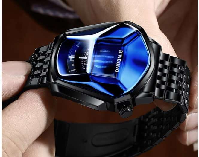 Men Watch Fashionable Motorcycle Concept Quartz Watch