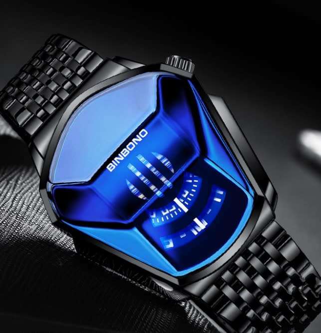Men Watch Fashionable Motorcycle Concept Quartz Watch