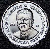 Ronald Reagan 1984 AA Double Eagle Presidential Commemorative Coin