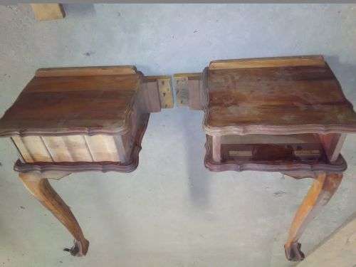 HEADBOARD BEDSIDE PEDISTALS