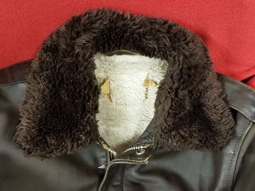 VINTAGE LEATHER PILOT JACKET - USED