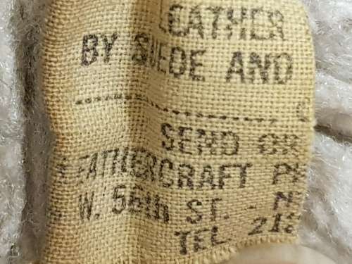 VINTAGE LEATHER PILOT JACKET - USED