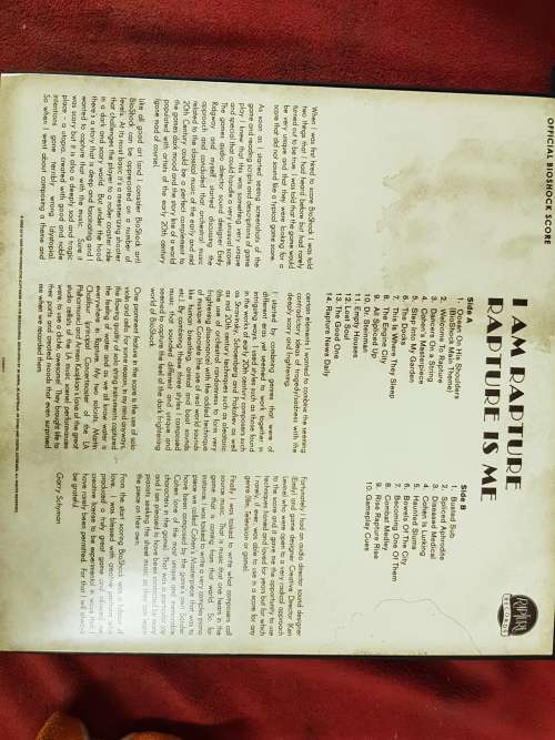 BIOSHOCK 2- SPECIAL EDITION COLLECTORS BOX SET