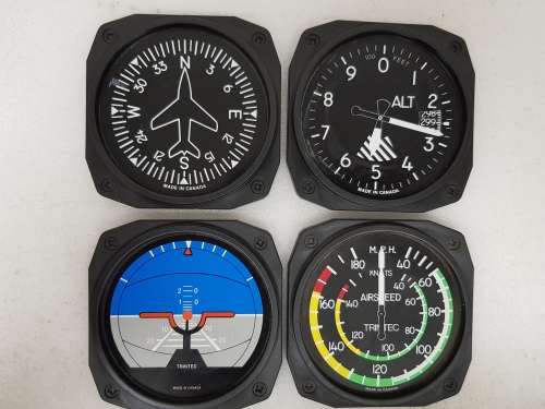 FLIGHT INSTRUMENTS - DRINKS COASTER SET