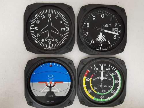FLIGHT INSTRUMENTS - DRINKS COASTER SET