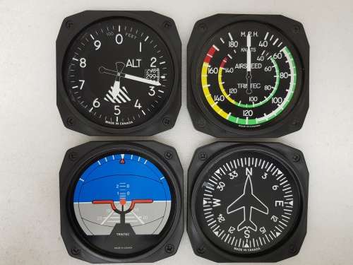FLIGHT INSTRUMENTS - DRINKS COASTER SET