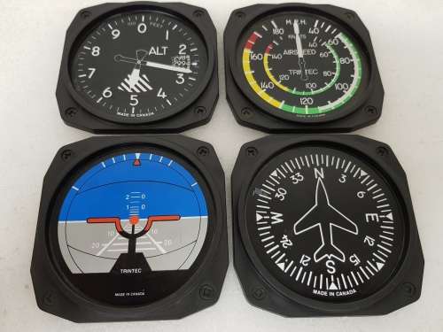 FLIGHT INSTRUMENTS - DRINKS COASTER SET