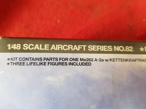 TAMIYA 1/48 MESSERSCHMITT ME 262 MODEL KIT