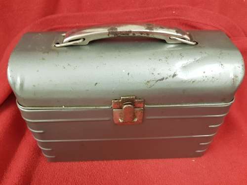 Antique Lunch Pail with Thermos flask