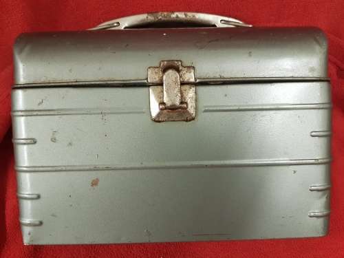 Antique Lunch Pail with Thermos flask