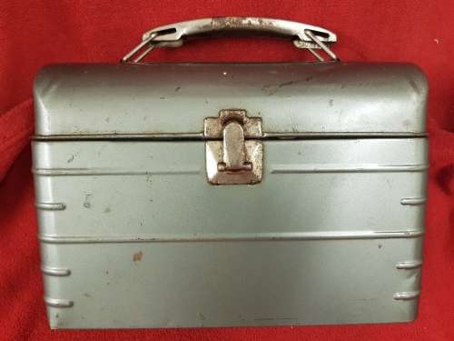 Antique Lunch Pail with Thermos flask