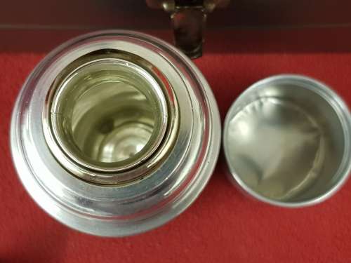 Antique Lunch Pail with Thermos flask