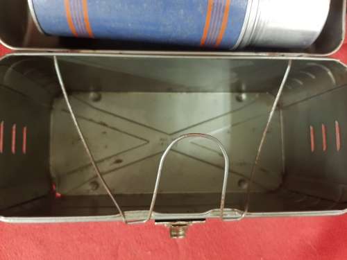 Antique Lunch Pail with Thermos flask