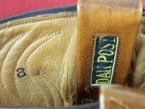 Vintage DAN POST Cowboy Boots Size 8 Made in Spain