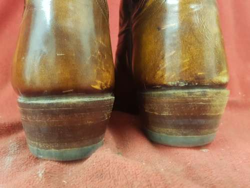 Vintage DAN POST Cowboy Boots Size 8 Made in Spain