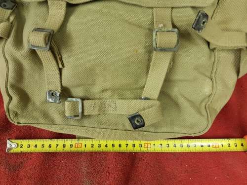 ISRAEL DEFENSE FORCE MILITARY BAG DATED 1976