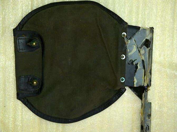 WW2 ORIGINAL GERMAN MG42 MACHINE GUN SPENT CARTRIDGE CATCHER (BRASS CATCHER)