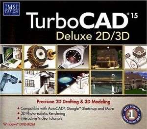 TurboCAD 15 Deluxe 2D/3D for Pc's