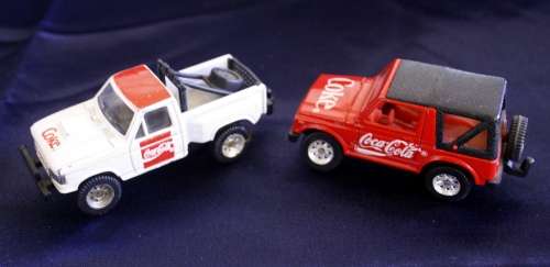 2 X COCA COLA DIECAST (MATCHBOX) TRUCKS