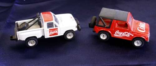 2 X COCA COLA DIECAST (MATCHBOX) TRUCKS