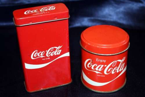 2 X COCA COLA TINS