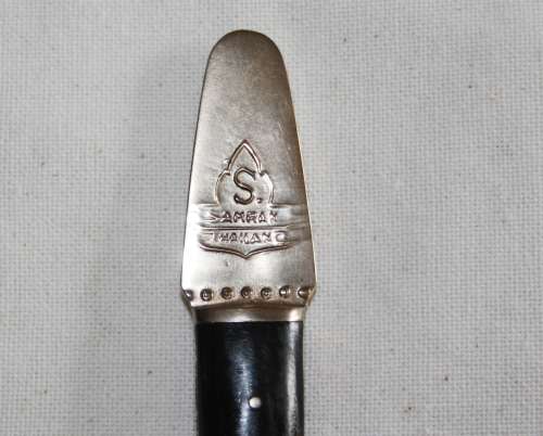 SIAM THAILAND BRONZE ROSEWOOD CUTLERY SET