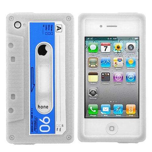 Retro Cassette Tape Case for iPhone 4G - multiple colours