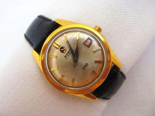 RARE RADO 990 DATE GOLDPLATED AUTOMATIC MENS WATCH**MAKE ME AN OFFER**
