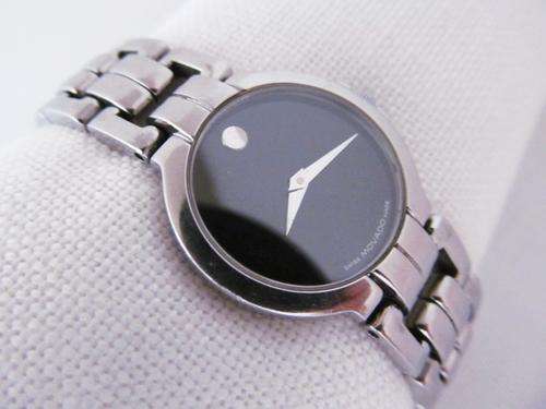 VINTAGE MOVADO MUSEUM SS QUARTZ LADIES WATCH