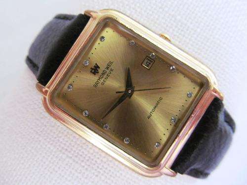 RAYMOND WEIL GENEVE 18KT GOLD PLATED MENS AUTOMATIC WATCH - OPEN TO OFFERS?