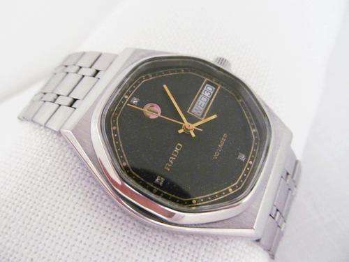 RADO VOYAGER DAYDATE STAINLESS STEEL AUTOMATIC MENS WATCH