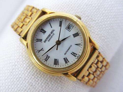 RAYMOND WEIL DATE GOLDPLATED AUTOMATIC LADIES WATCH
