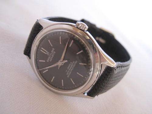 COLLECTABLE BREITLING black Dial Hand-Winding S/S Case