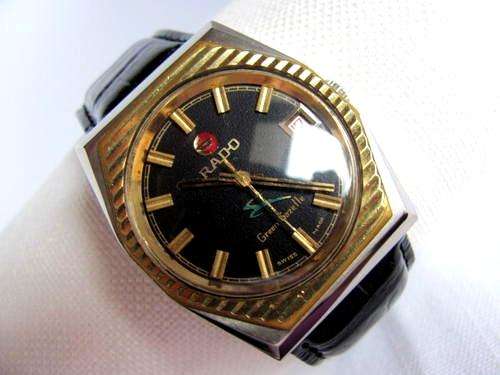 Men s Watches Authentic RARE RADO GREEN GAZELLE MENS CUSHION SS DATE WATCH was sold for 354.00 on 16 Nov at 19 01 by VintageTimeWatches in Cape Town ID 49550504