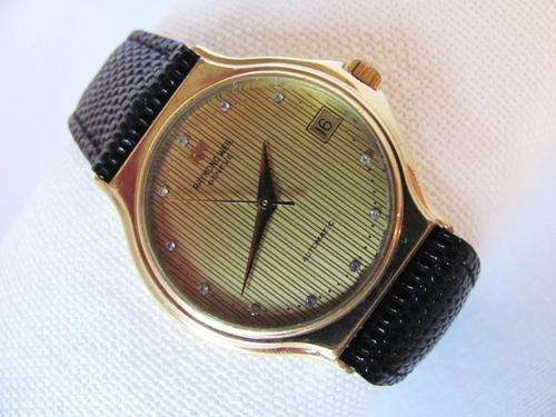AUTHENTIC RAYMOND WEIL GENEVE 18K GOLDPLATED AUTO MENS DRESSWATCH