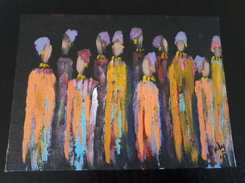 MUST HAVE Investment Art - Original Vicky Beukes van Staden - Family
