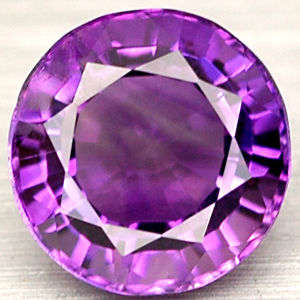STUNNING!! NATURAL ROUND AMETHYST- 0.69ct - VVS