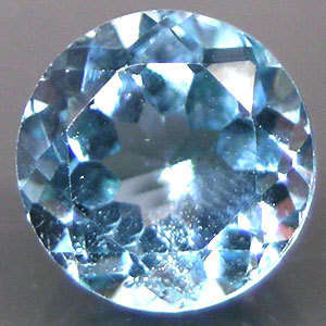 STUNNING!!   NATURAL TOPAZ - ROUND -  0.32cts -  VVS