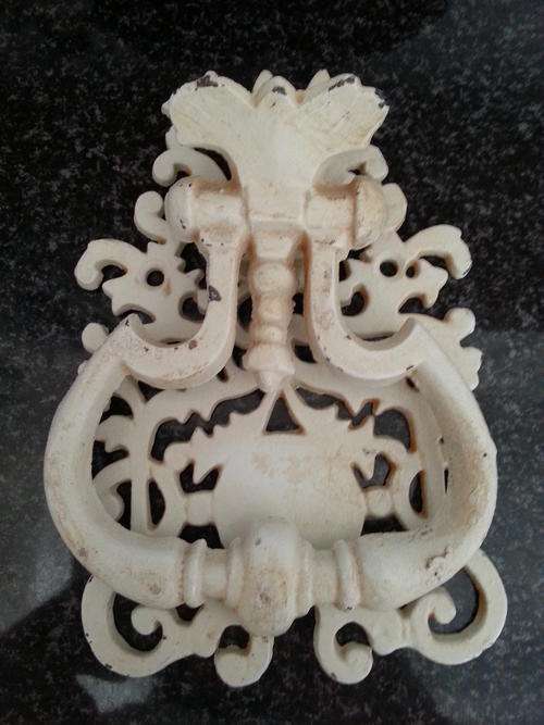 Cast iron door knocker - the last one