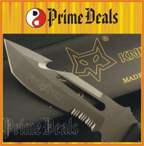 2 to Go!! FOX FKMD TRACKER EXPLORATION UTILITY FIXED BLADE KNIFE - Adventure at its BEST!! *GET IT*