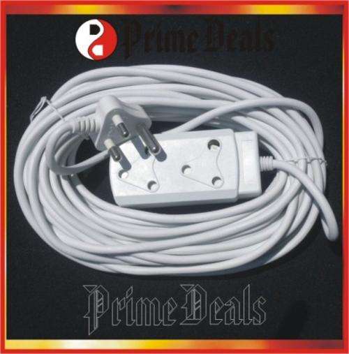 3 to GO!! 15m EXTENSION CORD with a TWO-WAY MULTI-PLUG - 16A, 250V PLUG - GET IT NOW!!