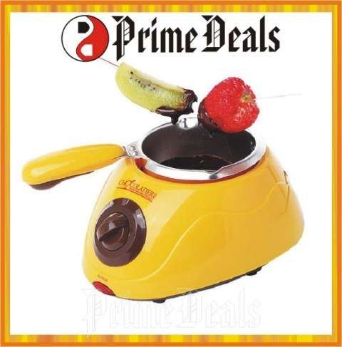 2 to Go!! CHOCOLATIERE ELECTRIC CHOCOLATE MELTING POT - Melt Chocolate without water - FONDUE!!